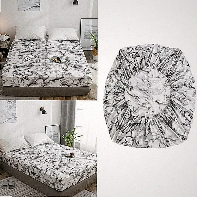 Elastic Printed Fitted Bed Sheet Cover Mattress Protector Pillowcase Bedding New