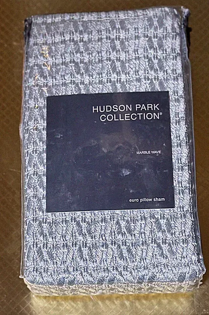 Hudson Park Marble Wave Euro Pillow Sham