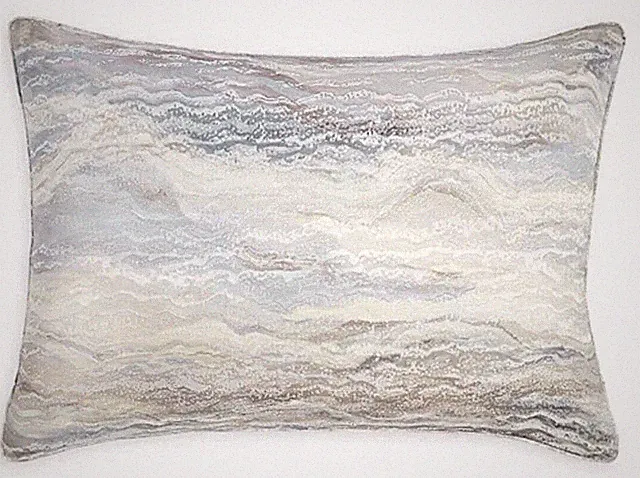 Hudson Park Marble Wave Standard Pillow Sham New