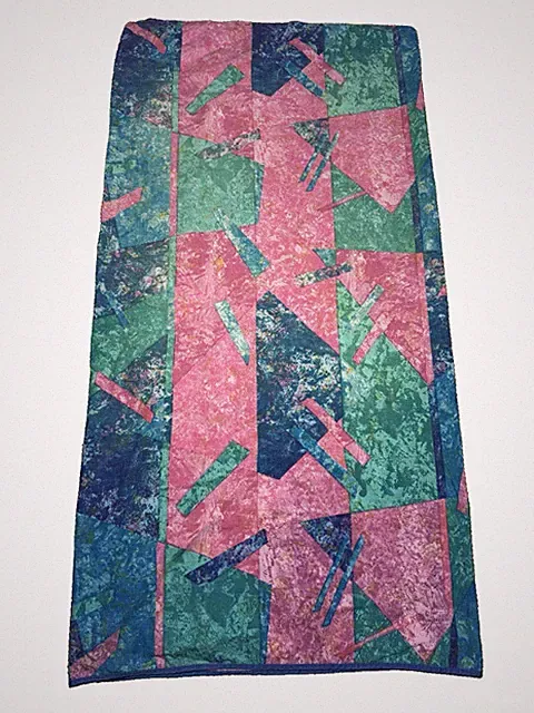 Springmaid Pillowcase Set Jewel Marble KING Geo Abstract Vtg Memphis Blue Pink
